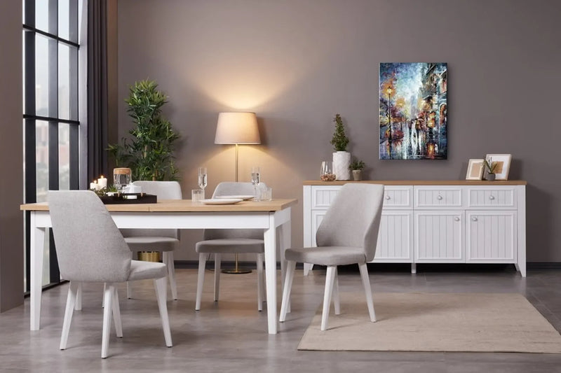 Masa de dining Elegia 160-200x90cm (extensibilă)