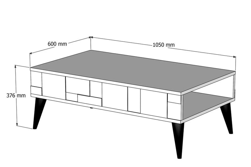 Masa de cafea Celina (nuc+antracit)