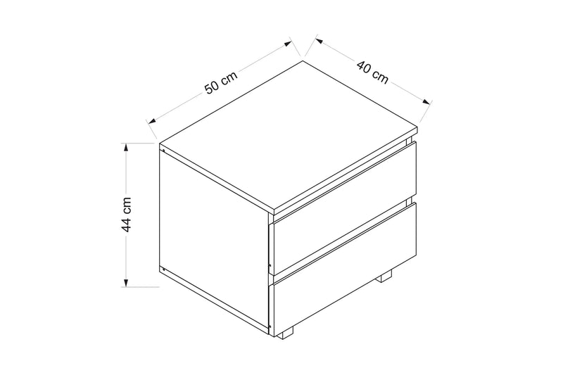 Comoda de noapte Rozalia (nuc)